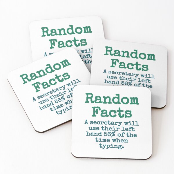 Item preview, A Secretary Will Use Their Left Hand - Trivia Fact designed and sold by CrankyOldDude.