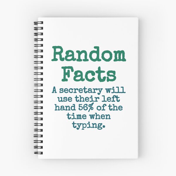 Item preview, A Secretary Will Use Their Left Hand - Trivia Fact designed and sold by CrankyOldDude.