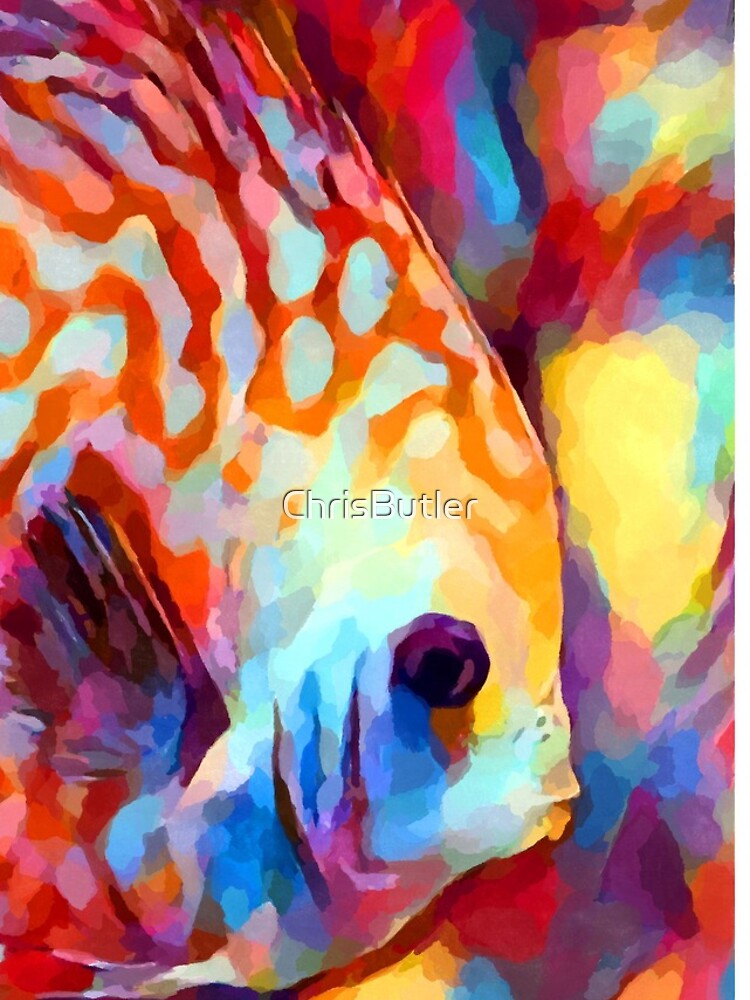 Thumbnail 4 of 4, iPhone Case, Discus Fish designed and sold by ChrisButler.