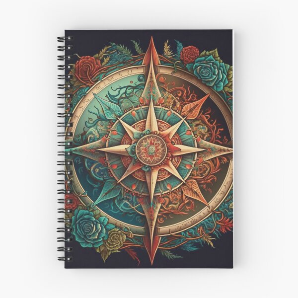 Item preview, compass Rose designed and sold by OdiseoMandalas.