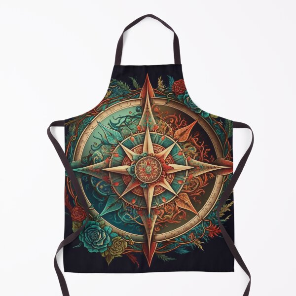 Item preview, compass Rose designed and sold by OdiseoMandalas.