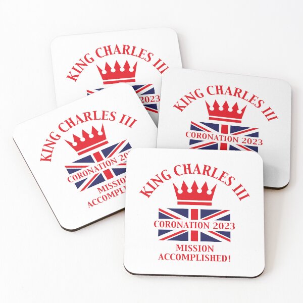 Item preview, King Charles 3rd / Mission Accomplished (Red) designed and sold by MrFaulbaum.