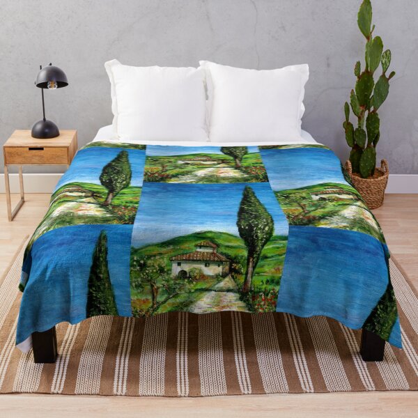 Item preview, Old Farmhouse in Chianti ,Tuscany Landscape designed and sold by BulganLumini.