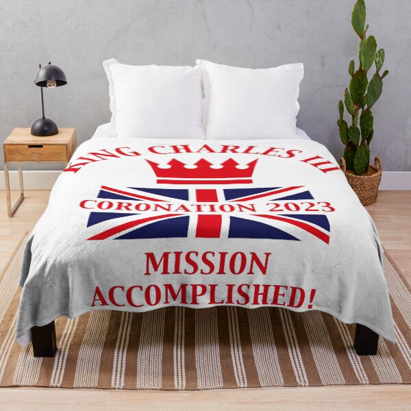 Item preview, King Charles 3rd / Mission Accomplished (Red) designed and sold by MrFaulbaum.