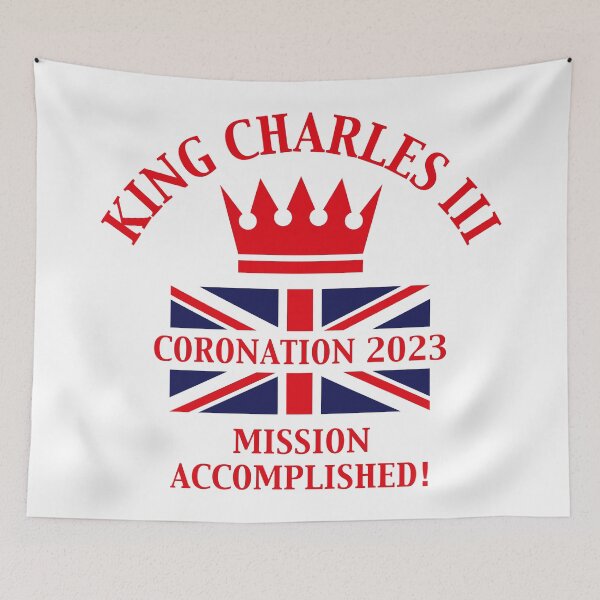 Item preview, King Charles 3rd / Mission Accomplished (Red) designed and sold by MrFaulbaum.