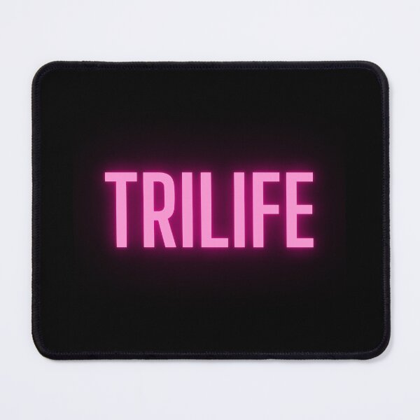 Item preview, Trilife Triathlon Pink on Black designed and sold by Triathlongram.