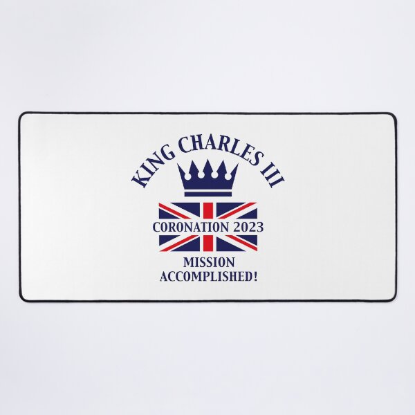 Item preview, King Charles 3rd / Mission Accomplished (Navy) designed and sold by MrFaulbaum.