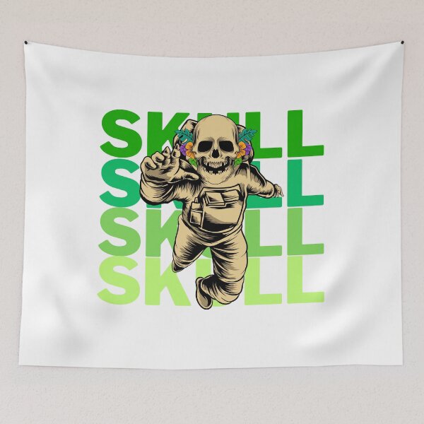 Item preview, Skull An expressive image of an astronaut's skull designed and sold by MOMO155.
