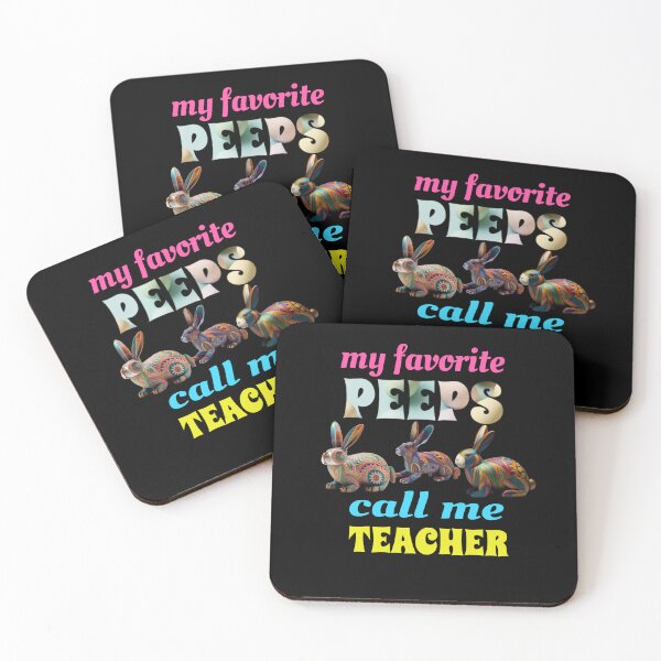 Item preview, My Favorite Peeps Call Me Teacher designed and sold by GrumpyFella.
