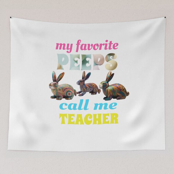 Item preview, My Favorite Peeps Call Me Teacher designed and sold by GrumpyFella.