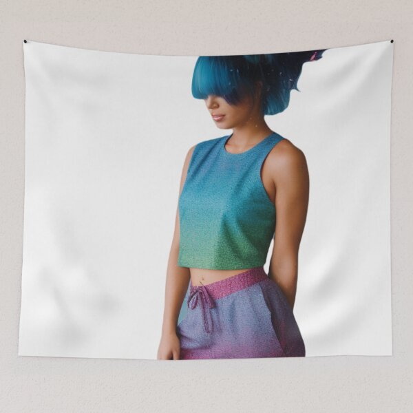 Item preview, Blue Kawaii Hair Girl designed and sold by Basunat.