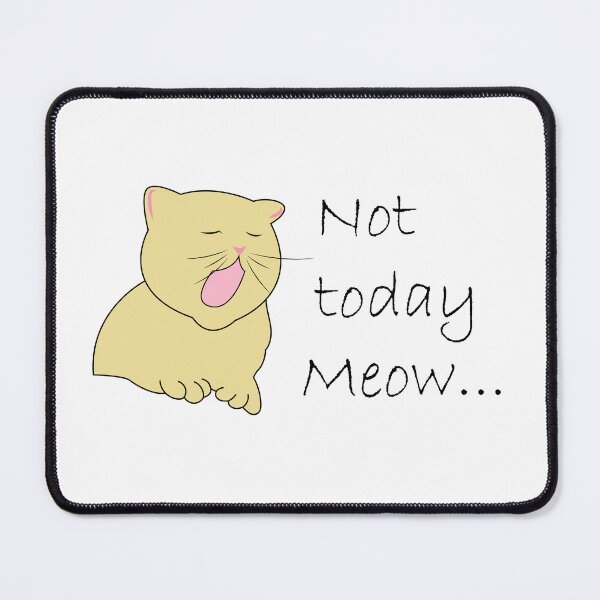 Item preview, funny lazy bored cat for cat mom cat dad cat lover no meme designed and sold by KittyBoboo.