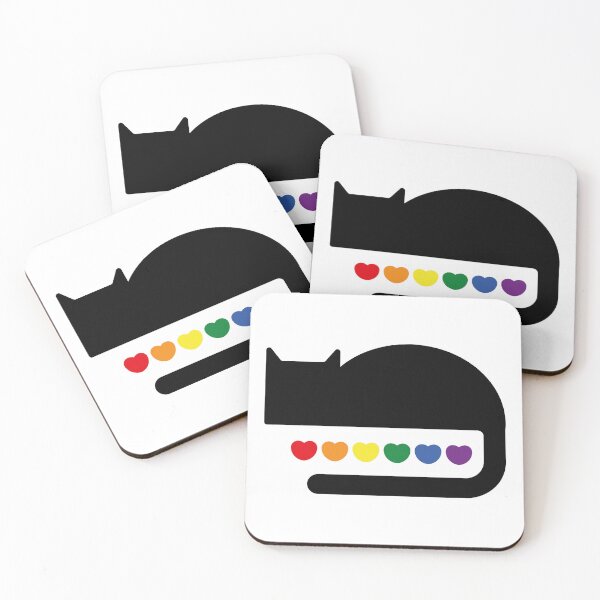 Item preview, rainbow cat sillouette designed and sold by cu-b3.