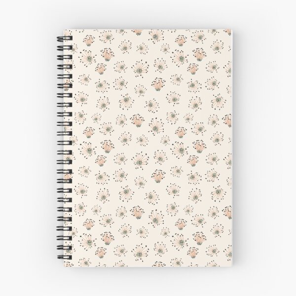 Item preview, pistils pink charcoal with cream background designed and sold by cezidesign.