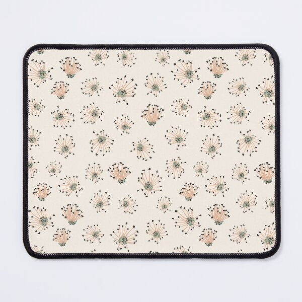 Item preview, pistils pink charcoal with cream background designed and sold by cezidesign.