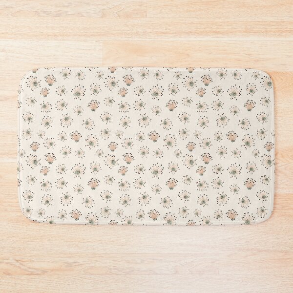 Item preview, pistils pink charcoal with cream background designed and sold by cezidesign.