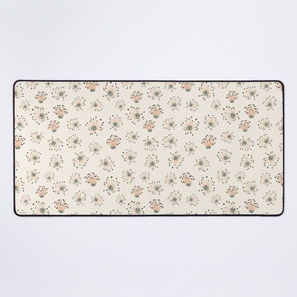Item preview, pistils pink charcoal with cream background designed and sold by cezidesign.