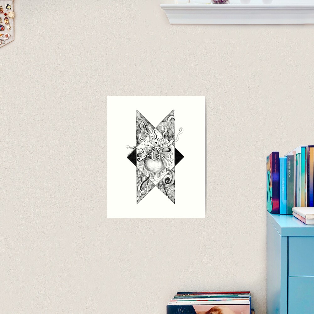 Dreamlike, Ink Drawing Art Print