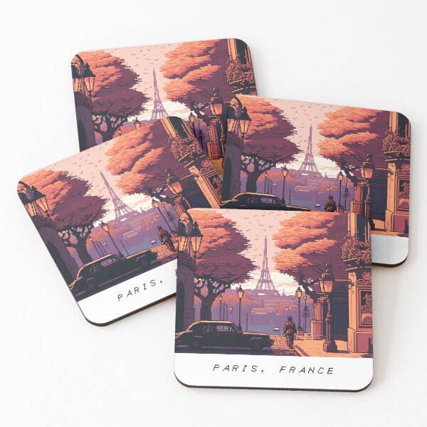 Item preview, Paris Pixel Art Retro designed and sold by PixelAirlines.