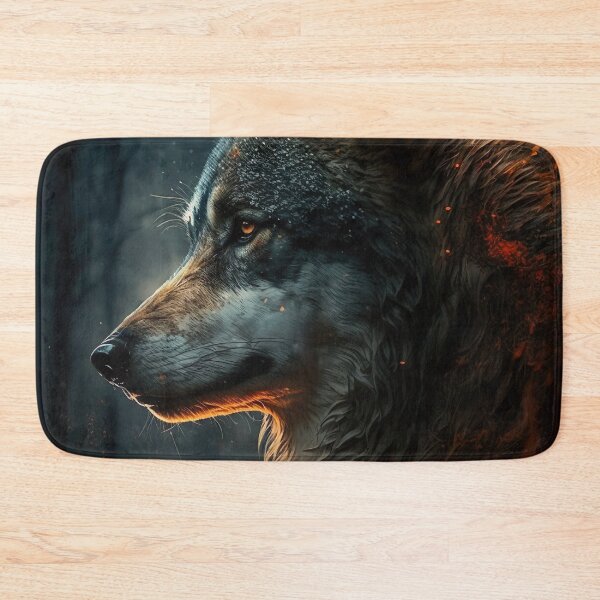 Item preview, wolf in fire designed and sold by WallArtExclusiv.
