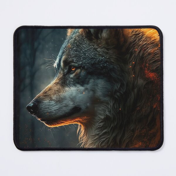 Item preview, wolf in fire designed and sold by WallArtExclusiv.