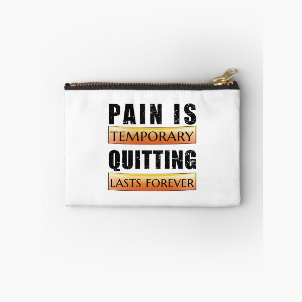Item preview, Pain is Temporary Quitting Lasts Forever - Inspirational quotes about life and struggles designed and sold by Alice-Elgawi.