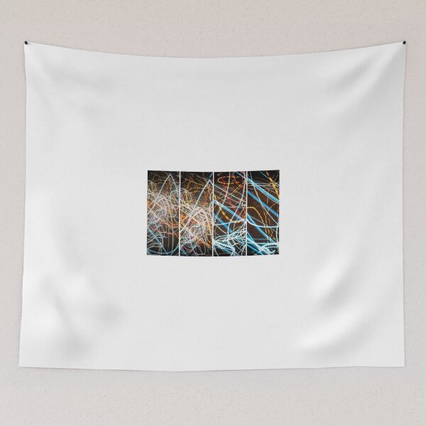 Item preview, Lightpainting Quads Art Print Photograph 3 designed and sold by NeonAbstracts.