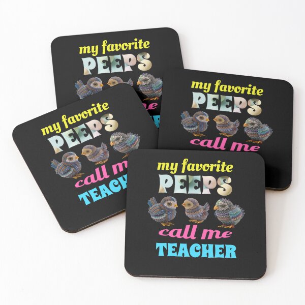 Item preview, My Favorite Peeps Call Me Teacher designed and sold by GrumpyFella.