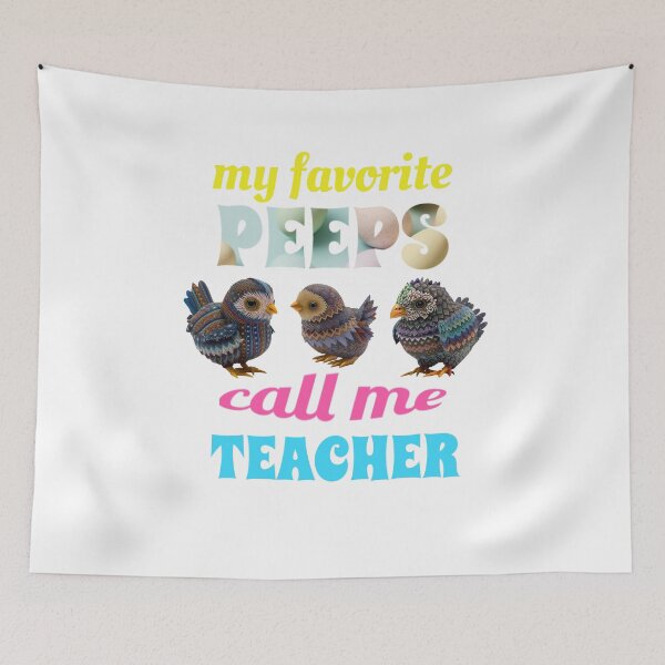 Item preview, My Favorite Peeps Call Me Teacher designed and sold by GrumpyFella.