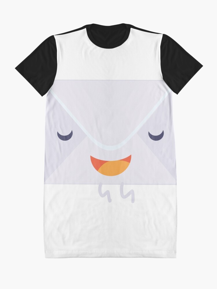 Alternate view of Fly envelope letters Graphic T-Shirt Dress
