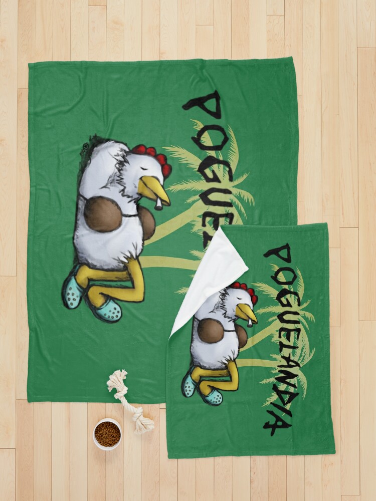  Poguelandia Flag with Chicken in Coconut Bra Premium T