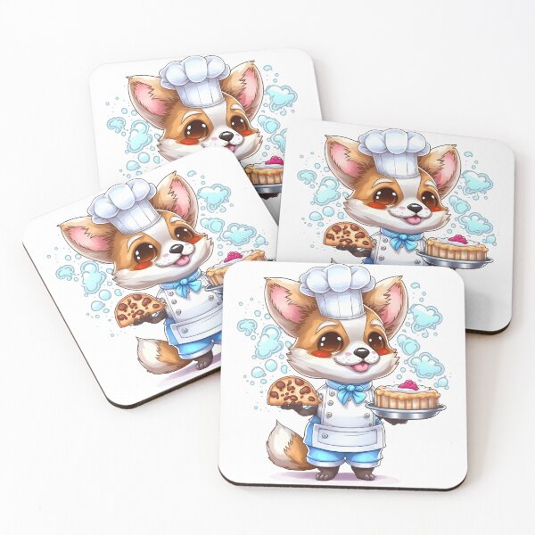 Item preview, Cute Kawaii Chef Baker Corgi Dog Puppy - Bakes and Cooks designed and sold by Akira Miyamoto.