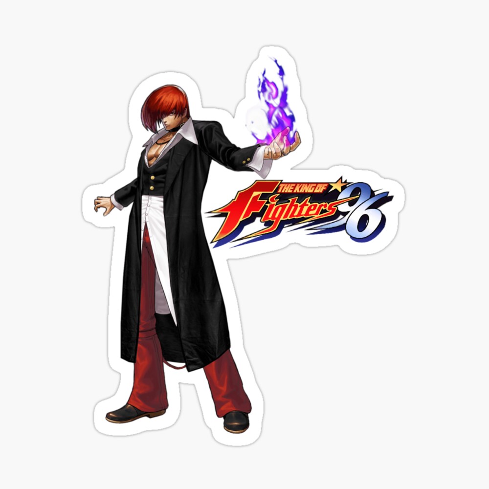 IORI YAGAMI Sticker for Sale by d0gswithknives