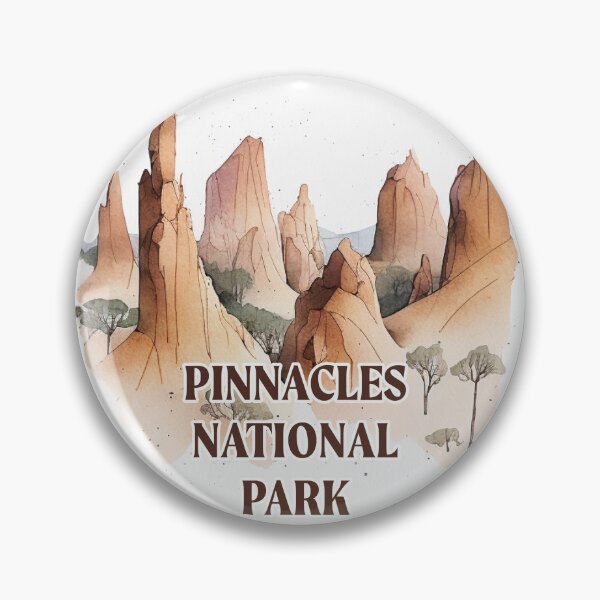 Item preview, Pinnacles National Park Boho Watercolor Circle designed and sold by PikoApparel.