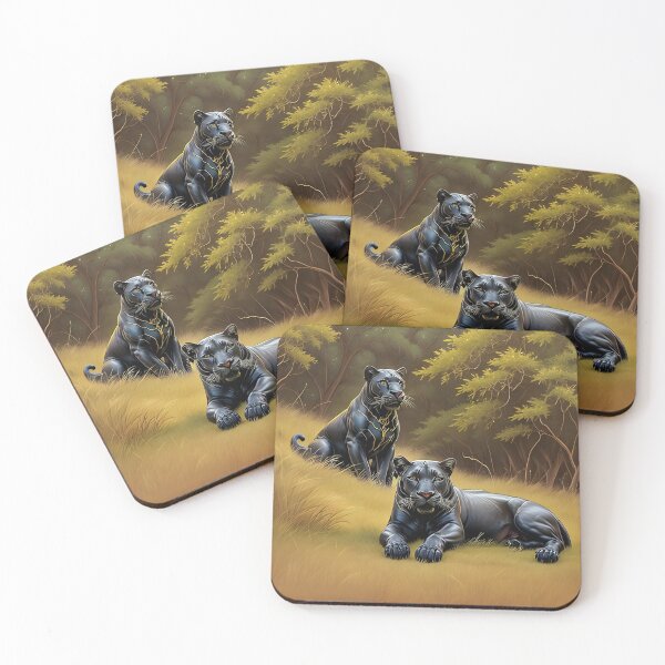 Item preview, Panthers in Grass designed and sold by NickoGibson.