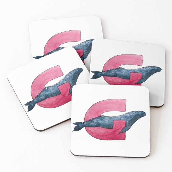 Item preview, G for Grey Whale designed and sold by immerzdstudio.