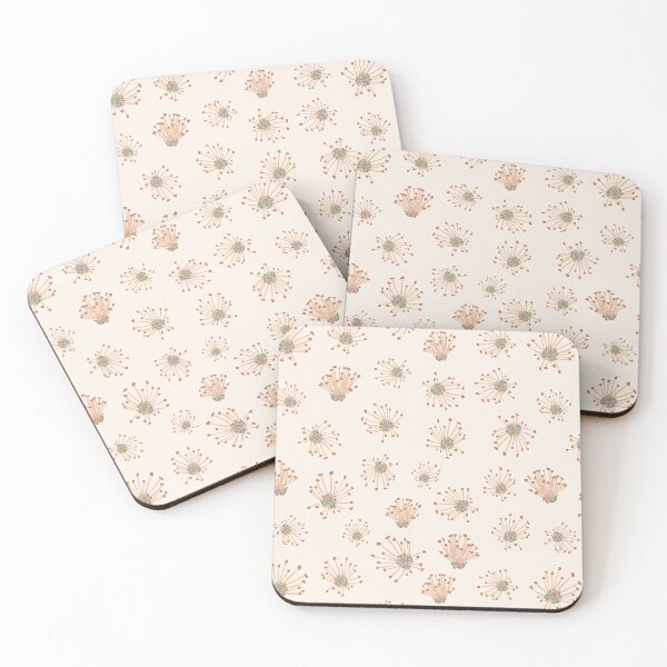 Item preview, pistils pink with cream background designed and sold by cezidesign.