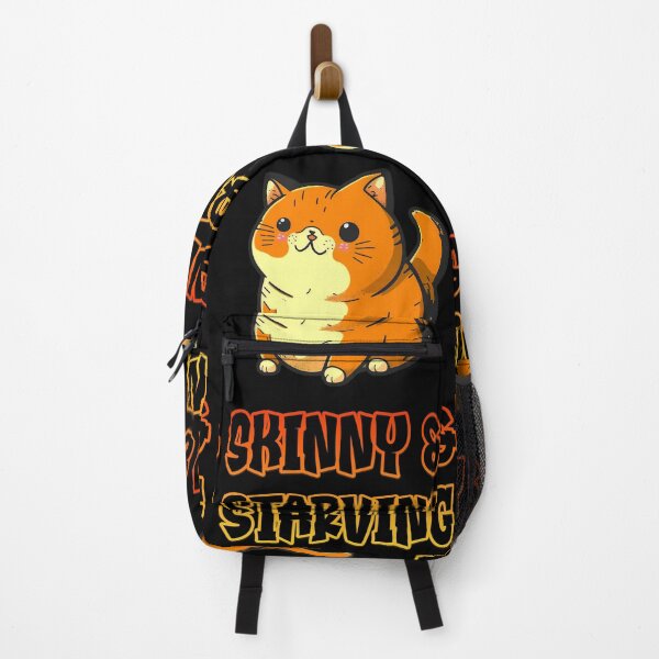 Item preview, Funny Chonk Cat - Skinny Starving poor baby kitty [Sheds tear] designed and sold by MagicStrawberry.