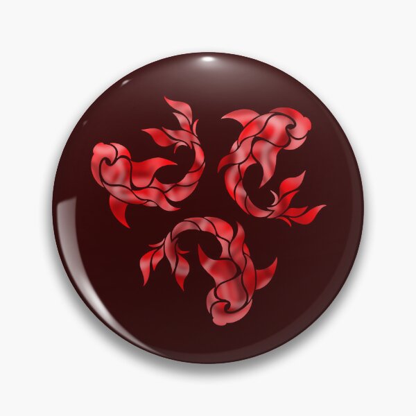 Item preview, three red tribal fish designed and sold by octo-PS.