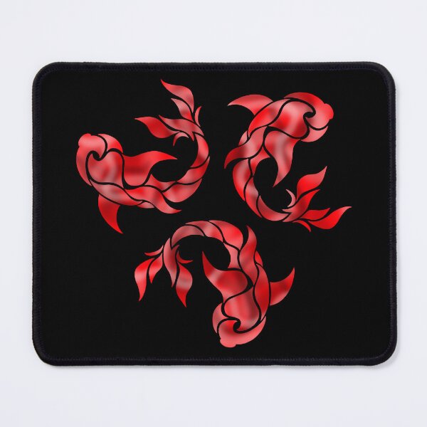 Item preview, three red tribal fish designed and sold by octo-PS.