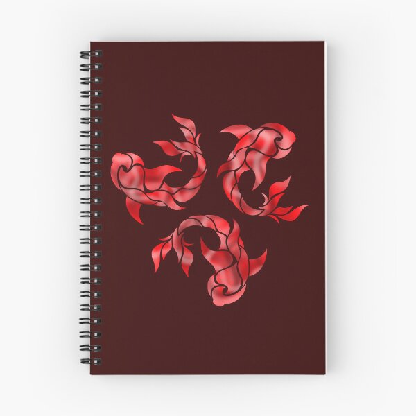 Item preview, three red tribal fish designed and sold by octo-PS.