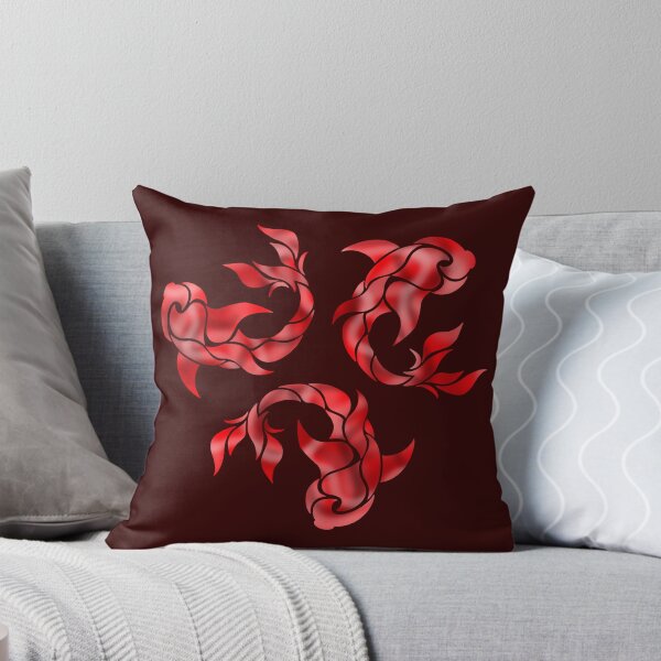 Item preview, three red tribal fish designed and sold by octo-PS.