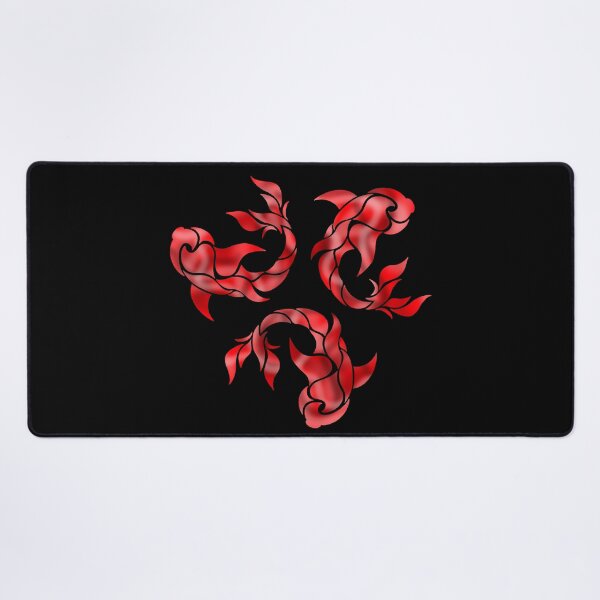 Item preview, three red tribal fish designed and sold by octo-PS.
