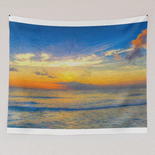Item preview, Barbados Sunset Panorama Art      designed and sold by Londonimages.