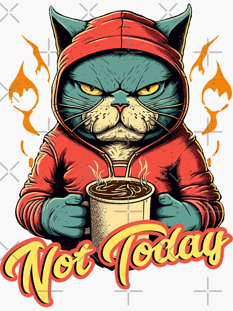 Angry cat - Openclipart