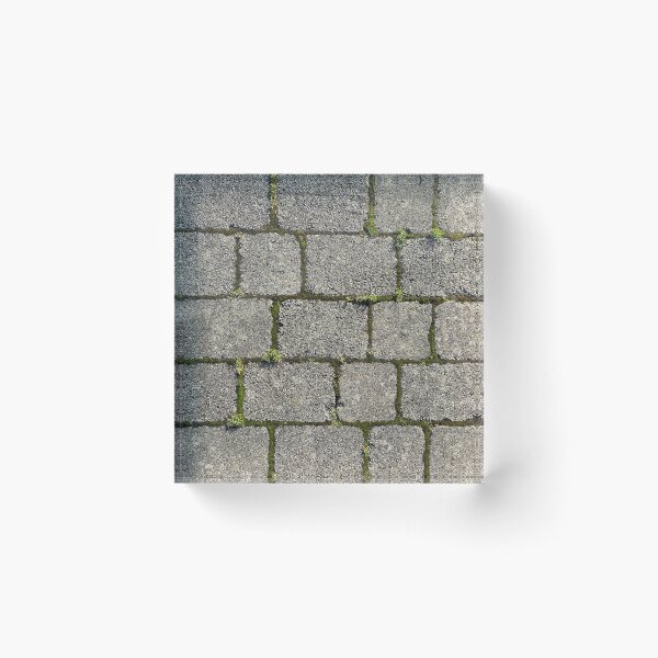 Item preview, Grey Brick Wall with Green Moss designed and sold by Sinemathk.