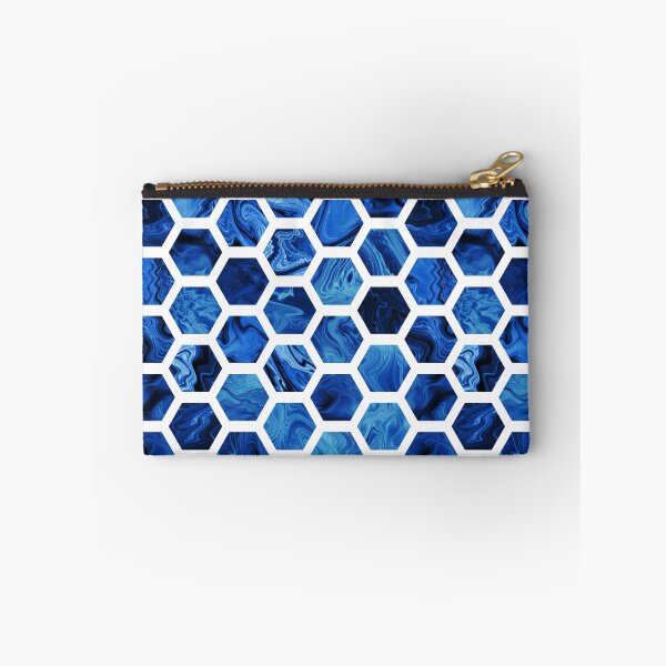 Item preview, Blue hexagons designed and sold by Klavdiya Krinichnaya.