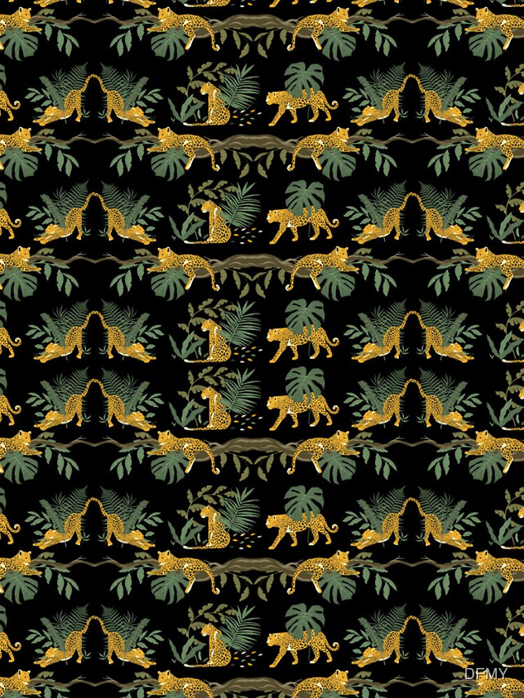Thumbnail 4 of 4, iPhone Case, Jungle Leopard Pattern designed and sold by DFMY.