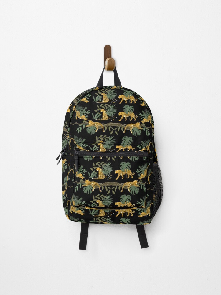 Thumbnail 1 of 3, Backpack, Jungle Leopard Pattern designed and sold by DFMY.