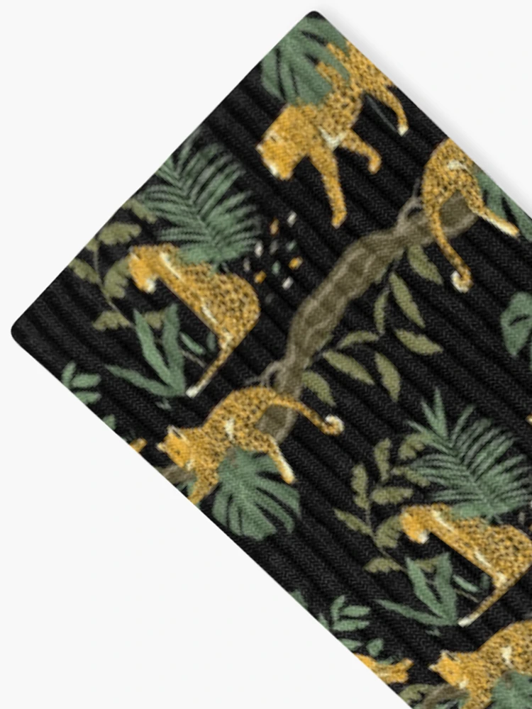 Thumbnail 2 of 5, Socks, Jungle Leopard Pattern designed and sold by DFMY.